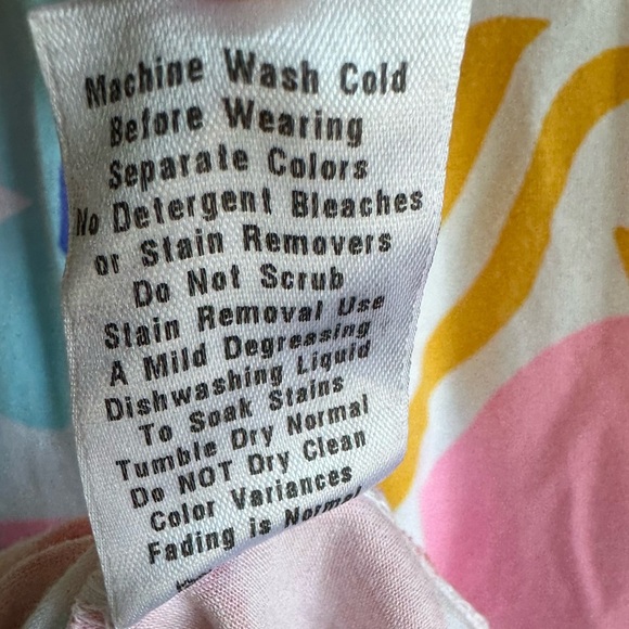 Fresh Produce Rainbow Blooms Floral Fiona Tank Top Womens Large Colorful - Picture 6 of 6